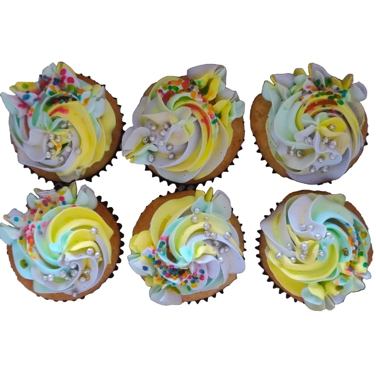 Whole Wheat Jaggery Vanilla Whipped Cream Cupcakes